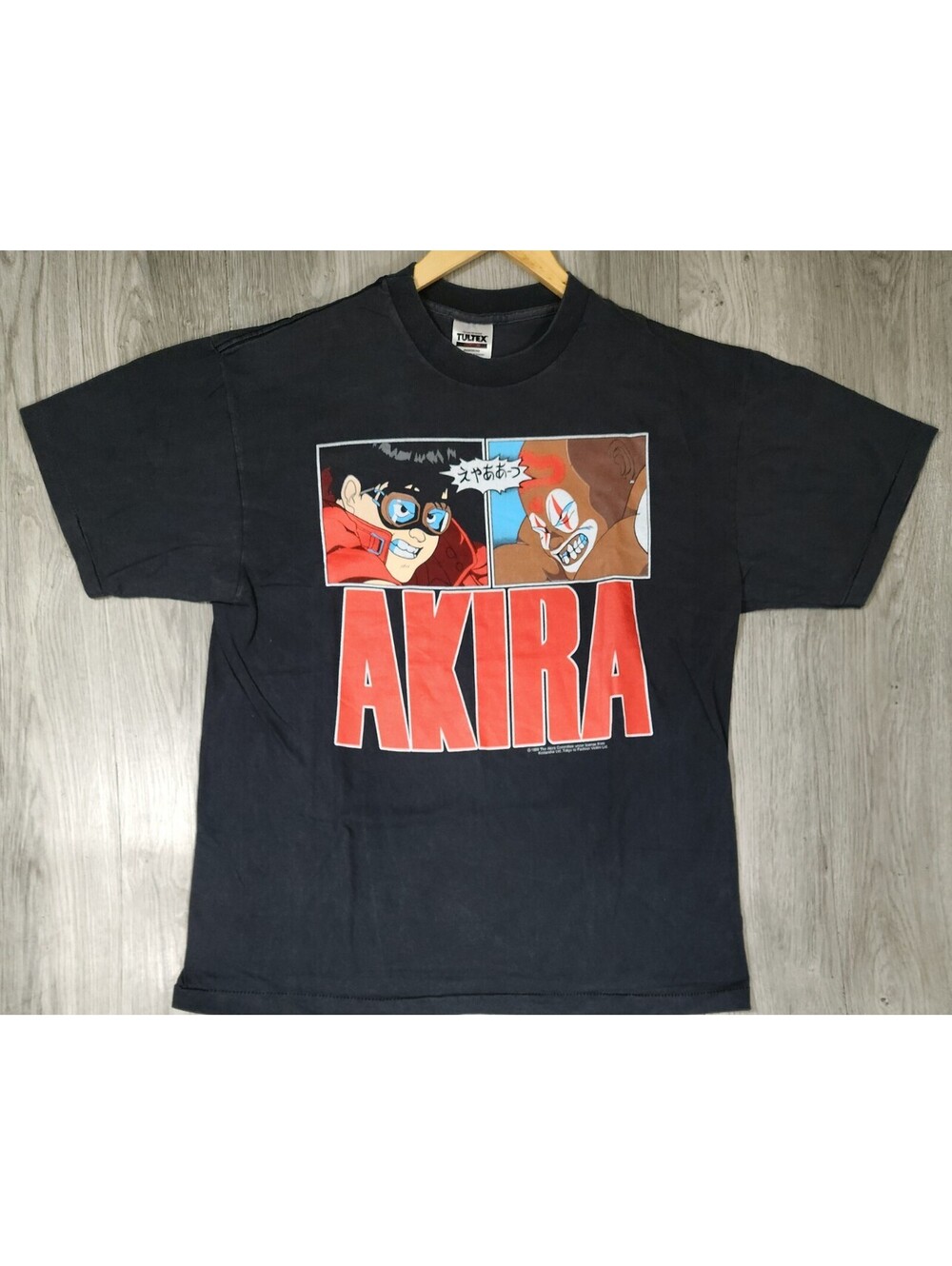 RARE VINTAGE 1988 AKIRA ANIME SHIRT JAPAN ART TV MOVIE MADE Size XL #12